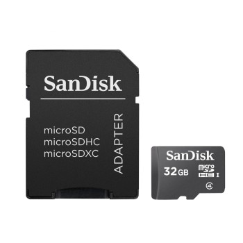 CARD MicroSD SANDISK, 32 GB, microSDHC, clasa 4, 