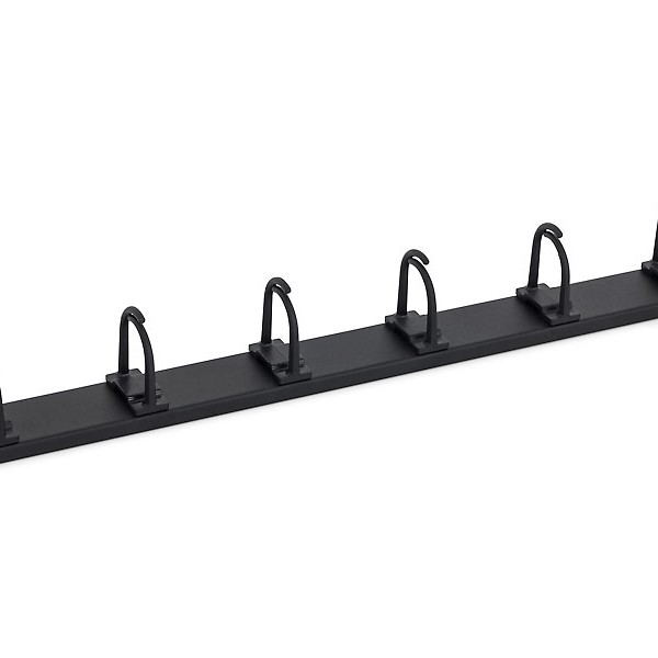 ORGANIZATOR  cabluri TRITON, tip masca orizontala, 19 inch, 1U, negru, 