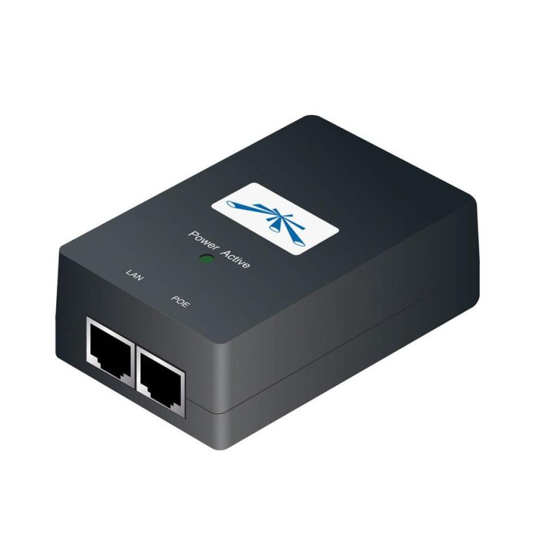 UBIQUITI POE 24V-24W POWER ADAPTER, Output Voltage: 24VDC @ 1.0A, InputVoltage: 90-260VAC @ 47-63Hz, Input Current: 0.3A @ 120VAC, 0.2A @230VAC, Switching Frequency: 200kHz 