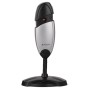 CAMERA  web A4TECH, VGA rez 640 x 480, USB 2.0, microfon, argintiu & negru, 