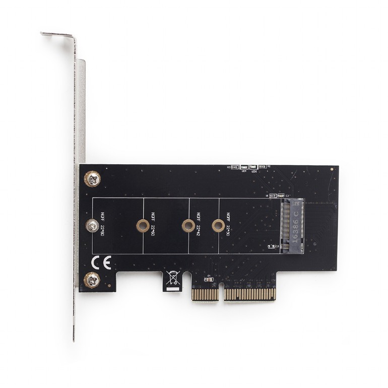 CARD adaptor GEMBIRD, PCI-Express la M.2 SSD, low profile, 