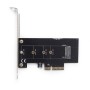 CARD adaptor GEMBIRD, PCI-Express la M.2 SSD, low profile, 
