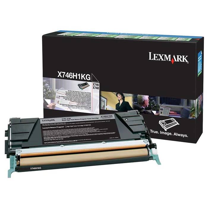 Toner Original Lexmark Black, X746H1KG, pentru X746|X748, 12K, (timbru verde 1.2 lei) , 