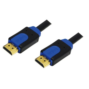 CABLU video LOGILINK, HDMI (T) la HDMI (T), 2m, premium, conectori auriti, rezolutie maxima 4K UHD (3840 x 2160) la 60 Hz, negru, 