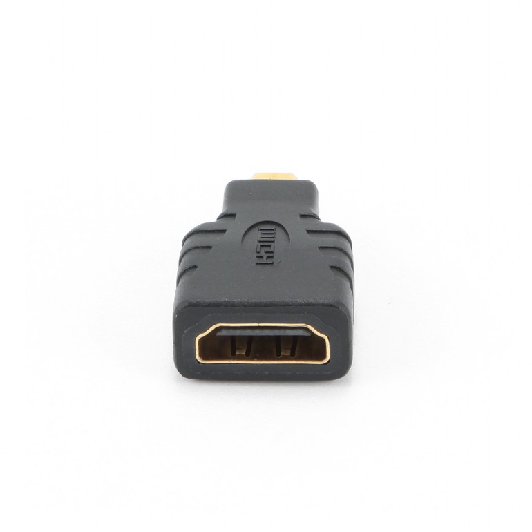ADAPTOR video GEMBIRD, HDMI (M) la Micro-HDMI (T), conectori auriti, black, 