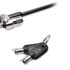 CABLU securitate KENSINGTON pt. notebook slot standard,cheie standard,conectare directa,1.8m, cablu otel ultra-carbon,permite pivotare si rotire, 