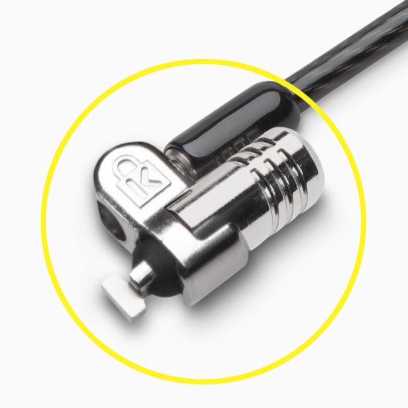 CABLU securitate KENSINGTON pt. notebook slot standard,cheie standard,conectare directa,1.8m, cablu otel ultra-carbon,permite pivotare si rotire, 