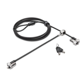 CABLU securitate KENSINGTON pt. notebook slot Nano,cheie standard,conectare directa,1.8m,cablu otel carbon,5mm,permite pivotare si rotire,blocare dubla, 