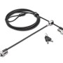 CABLU securitate KENSINGTON pt. notebook slot Nano,cheie standard,conectare directa,1.8m,cablu otel carbon,5mm,permite pivotare si rotire,blocare dubla, 