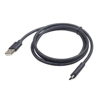 CABLU alimentare si date GEMBIRD, pt. smartphone, USB 2.0 (T) la USB 2.0 Type-C (T), 1m, negru, 