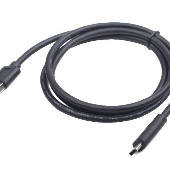 CABLU alimentare si date GEMBIRD, pt. smartphone, USB 2.0 (T) la USB 2.0 Type-C (T), 1m, negru, 