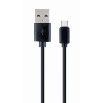 CABLU alimentare si date GEMBIRD, pt. smartphone, USB 2.0 (T) la USB 2.0 Type-C (T), 1m, negru, 