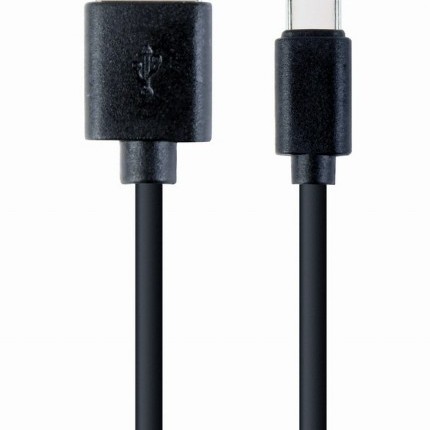 CABLU alimentare si date GEMBIRD, pt. smartphone, USB 2.0 (T) la USB 2.0 Type-C (T), 1m, negru, 