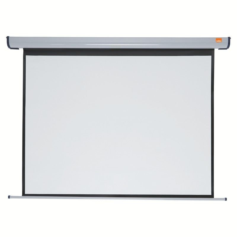 ECRAN proiectie  NOBO, electric, format 4 : 3, fixare perete | tavan, 160 x 120 cm, telecomanda, 