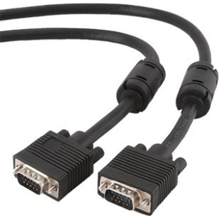 CABLU video GEMBIRD, VGA (T) la VGA (T), 1.8m, premium, dublu ecranat, negru, 