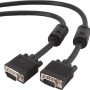 CABLU video GEMBIRD, VGA (T) la VGA (T), 1.8m, premium, dublu ecranat, negru, 