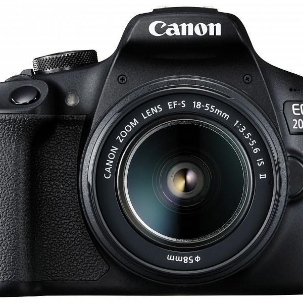 Camera foto CANON EOS-2000D kit,ob EF-S 18-55mm f/3.5-5.6 IS II 24.1MP,3.0
