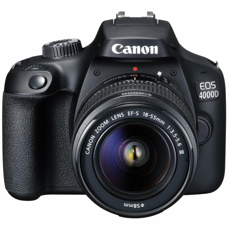 Camera foto CANON kit EOS-4000D+EF-S 18-55mm DCIII,18.7MP,2.7