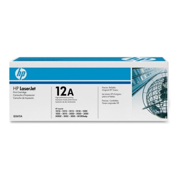 Toner Original HP Black, nr.12A, pentru LaserJet 1010|1012|1015|1018|1020|1022|3015|3020|3030|3050|3052|3055|M1005|M1319F, 2K, (timbru verde 1.2 lei) , 