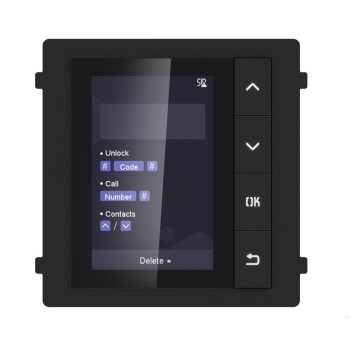 MODUL afisare HIKVISION, pentru videointerfon modular, ecran LCD 3.5