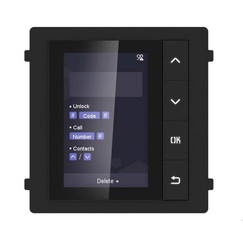 MODUL afisare HIKVISION, pentru videointerfon modular, ecran LCD 3.5