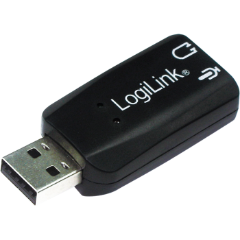 PLACA de SUNET Logilink, extern, 5.1, interfata USB 2.0, conectori 3.5 mm jack, 