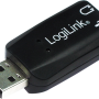 PLACA de SUNET Logilink, extern, 5.1, interfata USB 2.0, conectori 3.5 mm jack, 