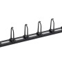 INELE organizatoare cabluri TRITON, tip masca orizontala, 19 inch, 1U, negru, 