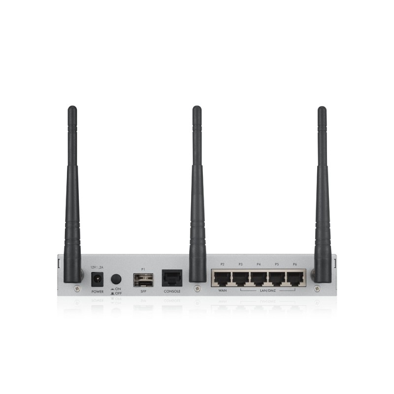 ROUTER ZYXEL ZyWall USG 20W, wired, port LAN 10/100/1000 x 4, port WAN 10/100/1000 x 1, 