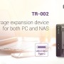 EXPANSION NAS QNAP, HDD x 2, capacitate maxima 16 TB, porturi USB Type C, 