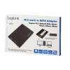 RACK LOGILINK M.2 (M) la S-ATA 3 (T), adaptor pt. SSD M.2 la S-ATA, 
