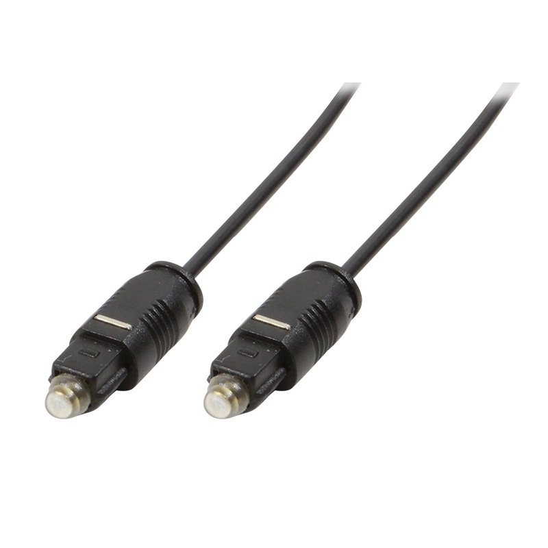 CABLU audio LOGILINK Toslink Optic (T/T)(pt. conexiune optica intre BLU-Ray si echipamentul audio), 0.5m, black, 