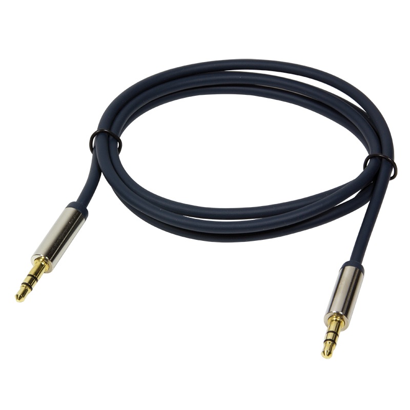 CABLU audio LOGILINK stereo (3.5 mm jack T/T), 1.5m, conectori auriti, albastru 