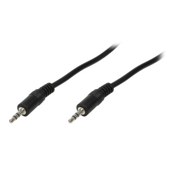 CABLU audio LOGILINK stereo (3.5 mm jack T/T), 3m, negru 