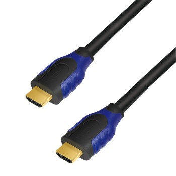 CABLU video LOGILINK, HDMI (T) la HDMI (T), 15m, conectori auriti, rezolutie maxima 4K DCI (4096 x 2160) la 60 Hz, ver. 2.0a, w. ethernet, negru, 