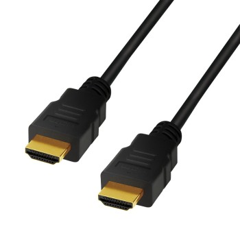 CABLU video LOGILINK, HDMI (T) la HDMI (T), 2m, conectori auriti, rezolutie maxima 8K (7680 x 4320) la 60 Hz, negru, 