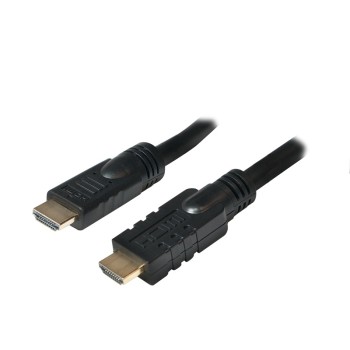 CABLU video LOGILINK, HDMI (T) la HDMI (T), 10m, conectori auriti, rezolutie maxima 4K UHD (3840 x 2160) la 30 Hz, negru, 