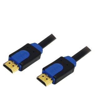 CABLU video LOGILINK, HDMI (T) la HDMI (T), 15m, premium, conectori auriti, rezolutie maxima 4K (3840 x 2160) la 60 Hz, negru, 