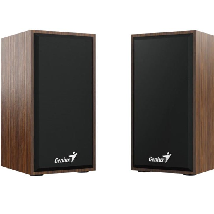 BOXE GENIUS 2.0, RMS:  6W (2 x 3W), USB power, wood, 