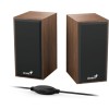 BOXE GENIUS 2.0, RMS:  6W (2 x 3W), USB power, wood, 