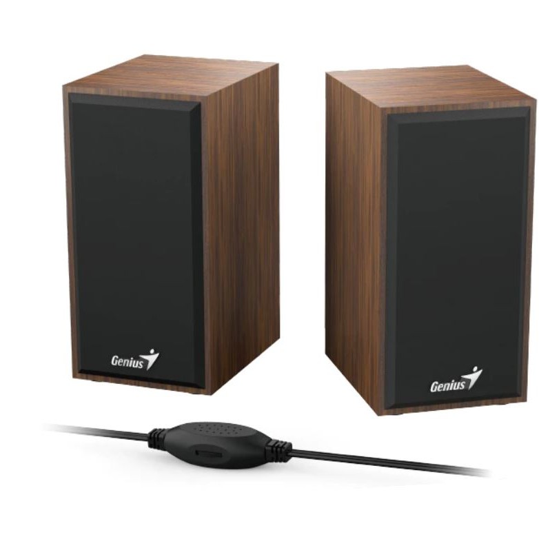 BOXE GENIUS 2.0, RMS:  6W (2 x 3W), USB power, wood, 