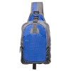 RUCSAC SPACER Sling, nylon,1 bretea, 2 compartimente principale,1 buzunar frontal,1 buzunar lateral, 35x18x7cm, water resistant, blue, 
