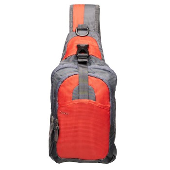 RUCSAC SPACER Sling, nylon,1 bretea, 2 compartimente principale,1 buzunar frontal, 1 buzunar lateral, 35x18x7cm, water resistant, red, 