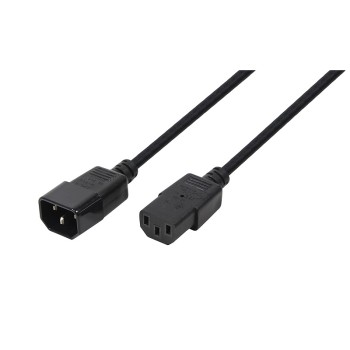 CABLU alimentare LOGILINK prelungitor, 3m, intrare C14, iesire C13, 10A, bulk, black, 