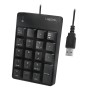 TASTATURA numerica  Logilink, USB, 19 taste, negru, 