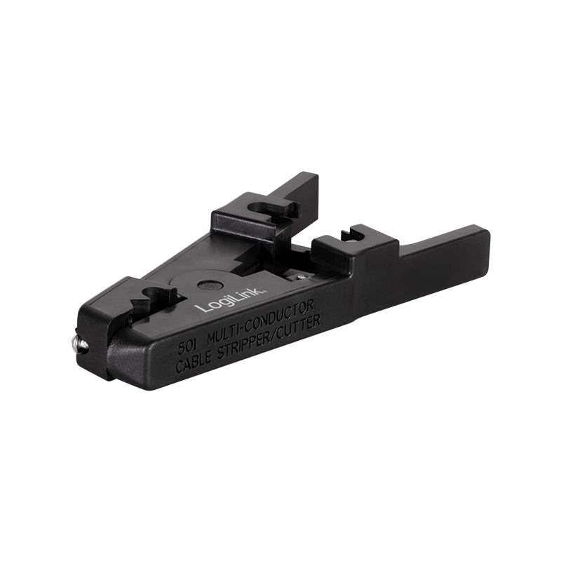 CLESTE dezizolare cablu, LOGILINK, functii: dezizolare cablu, taiere cablu 3.2-9.5mm, surub reglare diametru, negru, 