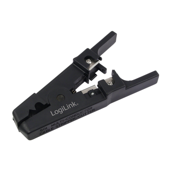 CLESTE dezizolare cablu, LOGILINK, functii: dezizolare cablu, taiere cablu 3.2-9.5mm, surub reglare diametru, negru, 