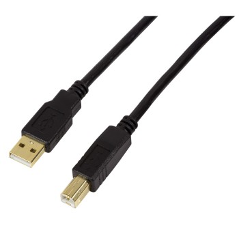 CABLU USB LOGILINK pt. imprimanta, USB 2.0 (T) la USB 2.0 Type-B (T), 15m, black, 
