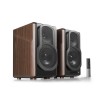 BOXE EDIFIER 2.0, RMS: 130W (2 x 15W, 1 x 50W, 1 x 50W), bluetooth, telecomanda wireless, volum, bass, treble, optical, coaxial, brown, 