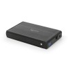 RACK extern GEMBIRD, extern pt. HDD, 3.5 inch, S-ATA, interfata PC USB 3.0, aluminiu, negru, 